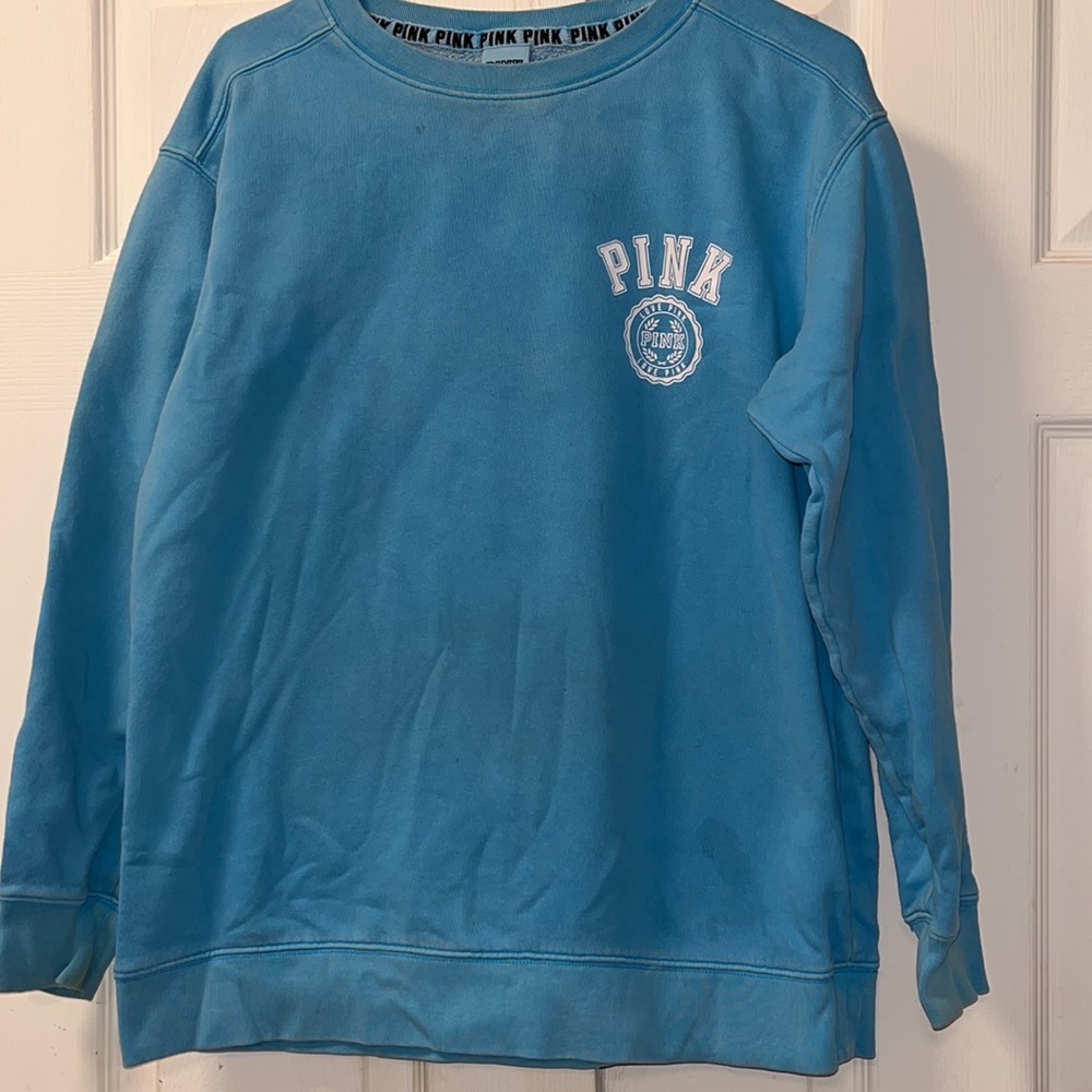 Victoria’s Secret Aqua blue pullover sweatshirt size S